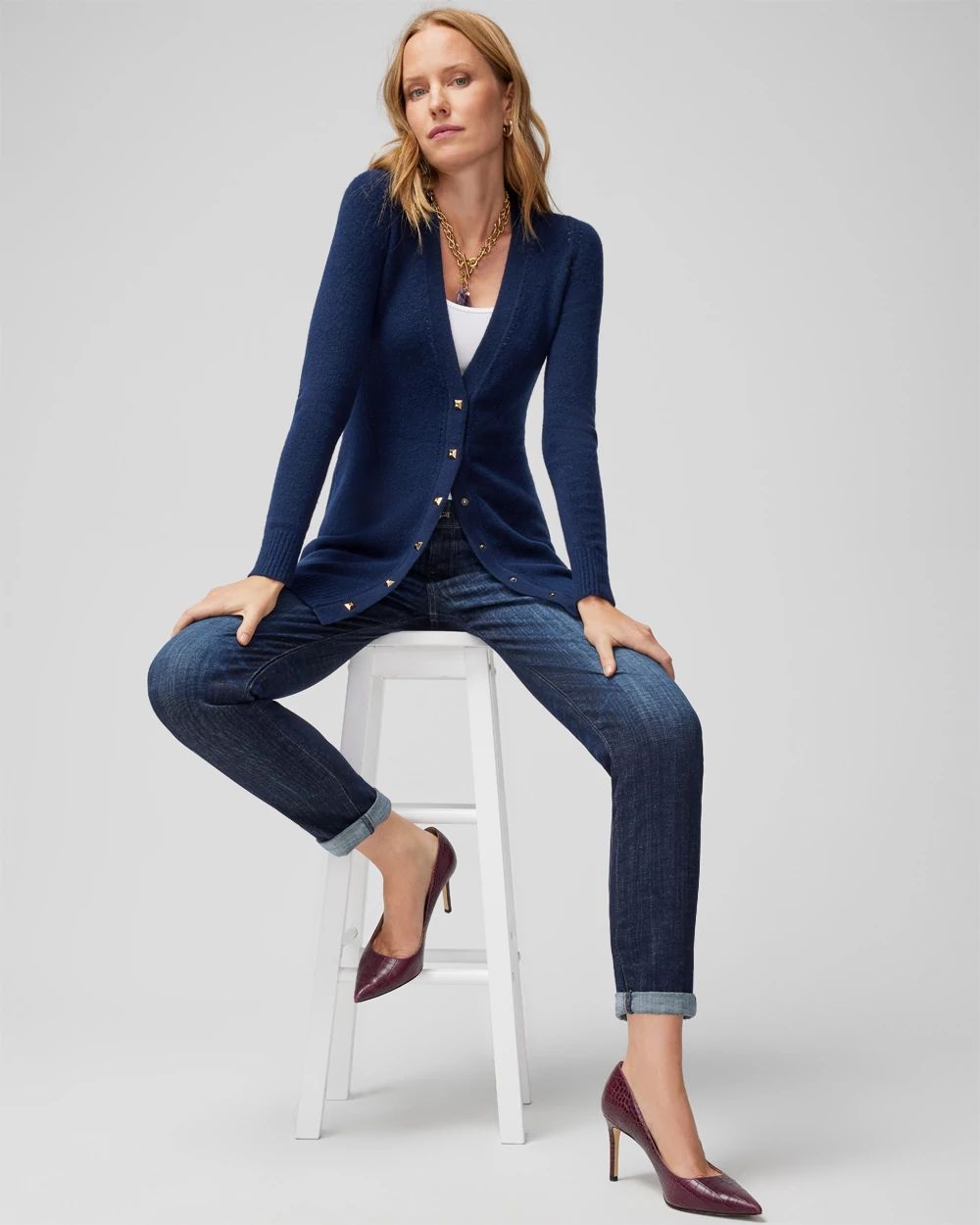 Petite boyfriend cardigan on sale